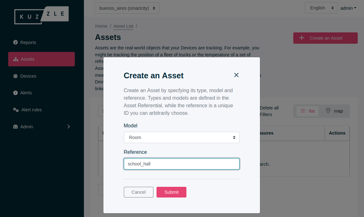 create asset